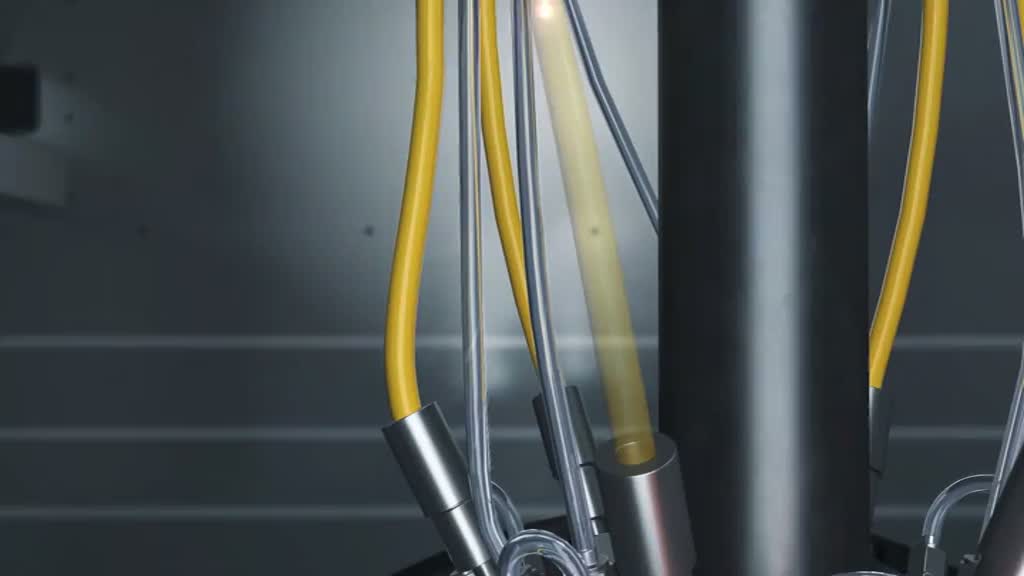 同轴六激光系统演示视频